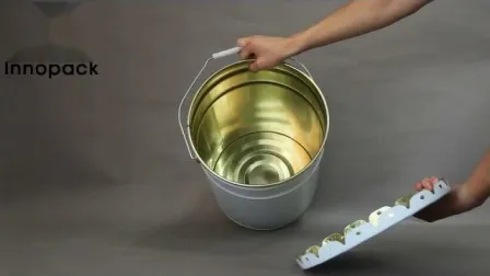5갤런, 20L 생철판 페인트 금속 통 UN 승인된 화학 물질 사용 버킷 통
