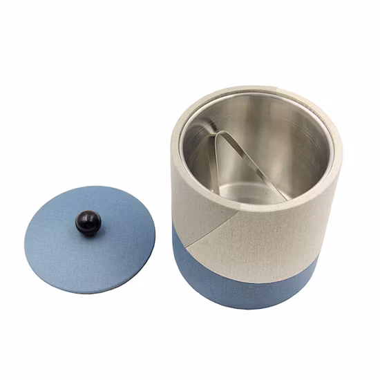 뚜껑이있는 스테인레스 스틸 얼음 양동이 이중 절연 샴페인 아이스 박스 컨테이너 보관 상자 가정용 주방 배럴 레스토랑 바 액세서리